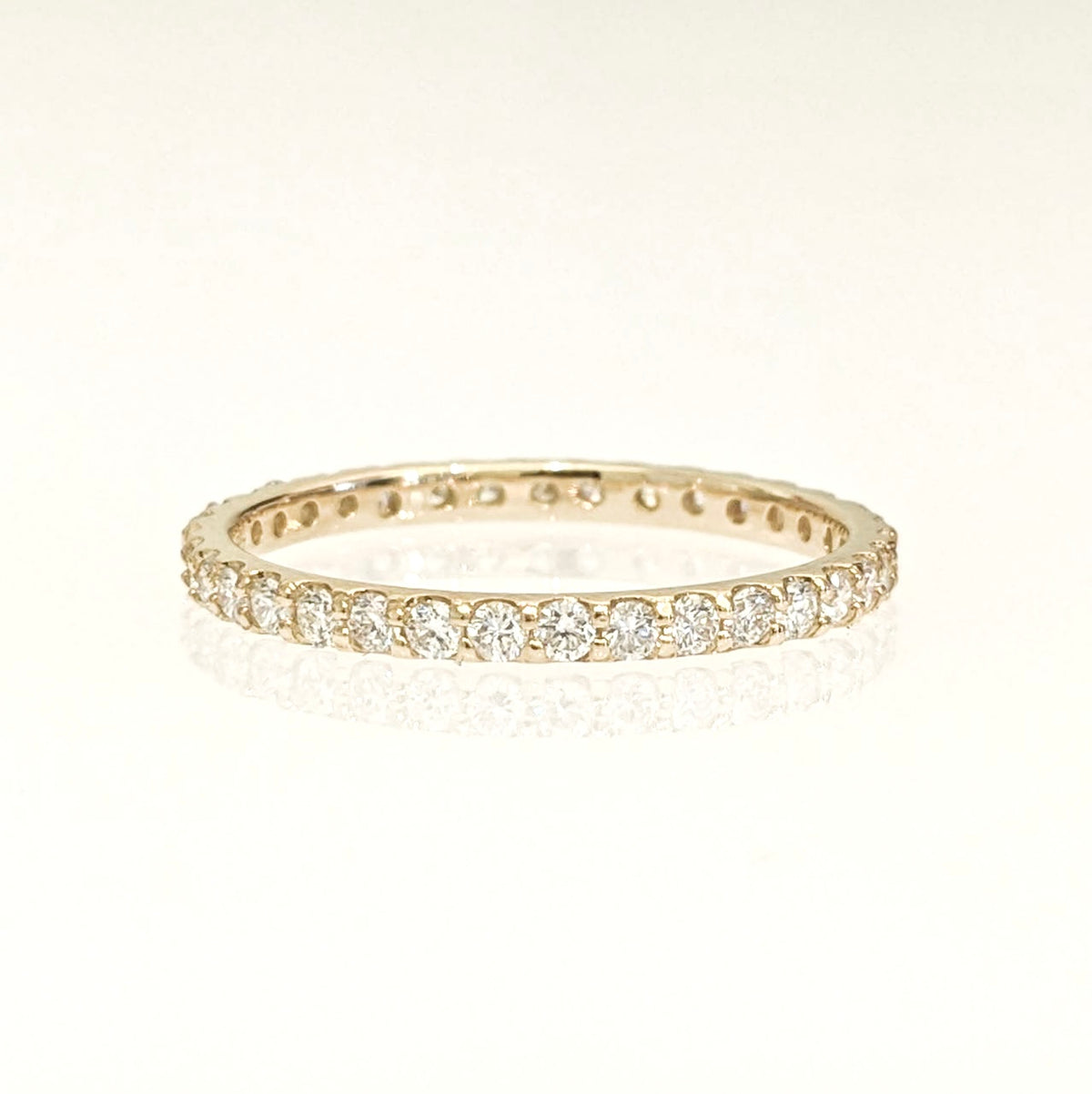 18K /WGリング　フルエタニティ D1.00ct　8.5サイズ Jeweluce（ジュエルーチェ） ダイヤモンド フルエタニティ リング K18