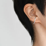 Silver / K10YG Ear Cuff - DR078